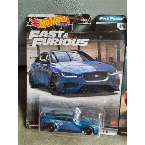 Hot WHEELS PREMIUM JAGUAR XE SV PROJECT FAST AND FURIOUS Shopee Singapore