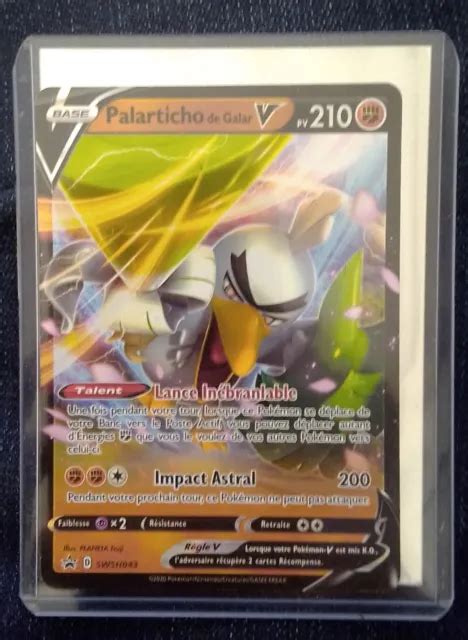 CARTE POKEMON PROMO Palarticho De Galar V SWSH043 Comme Neuf Fr