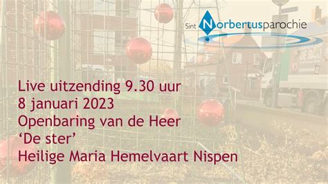 Openbaring Van De Heer Januari Youtube