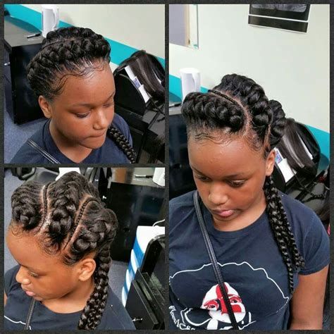 Goddess Braids Cornrow Hairstyles Natural Hair Styles Goddess