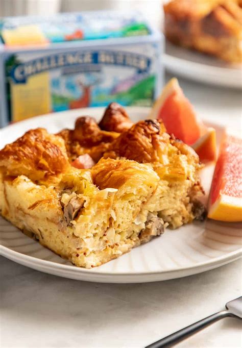 Croissant Breakfast Casserole