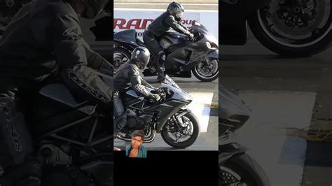 Kawasaki Ninja H2r Vs Hayabusa Bike Konsi Bike Best H Shorts Superbikeautomobileviral