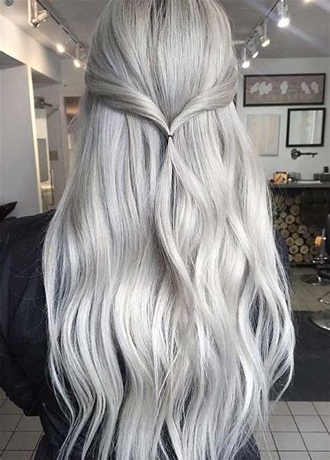 85 Silver Hair Color Ideas And Tips For Dyeing Maintaining Your Grey Hair Fashionisers