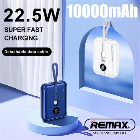 Remax Mini Powerbank Mah Power Bank W Fast Charge Builtin