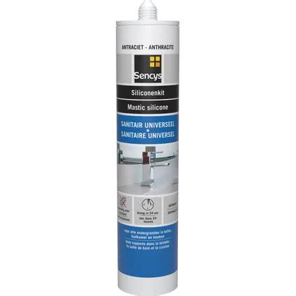 Mastic Silicone Sencys Sanitaire Universel Anthracite 310ml