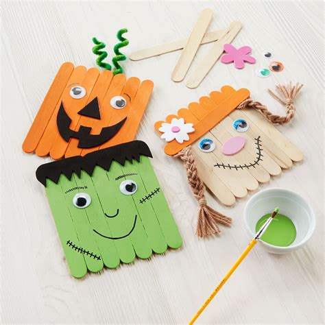 Craft Stick Fall Characters Projects Michaels