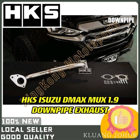 ORIGINAL HKS ISUZU DMAX MUX 1 9 DOWNPIPE EXHAUST DOWN PIPE TURBO DOWN