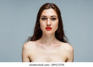 Woman Studio Portrait Half Naked Stock Photo Shutterstock