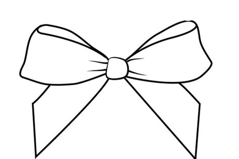 How To Draw An Easy Bow