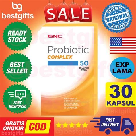 Jual Gnc Probiotic Complex 50 Billion Cfus Probiotik Antibiotik