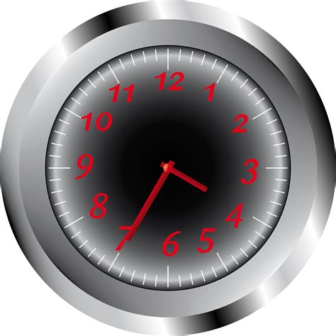 Uhr Zeit Metall Kostenlose Vektorgrafik Auf Pixabay