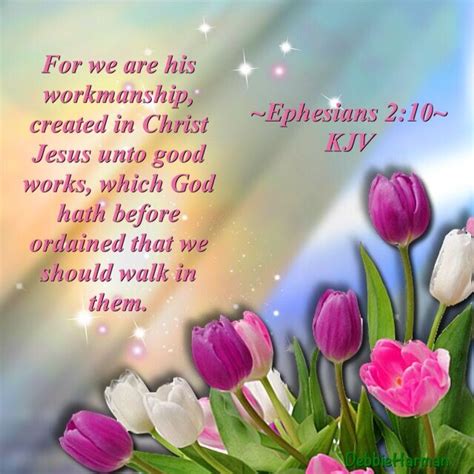 Ephesians Kjv For We Are His Workmanship Created In Christ