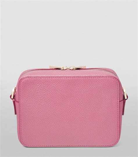 Aspinal Of London Pink Leather Camera Bag Harrods UK