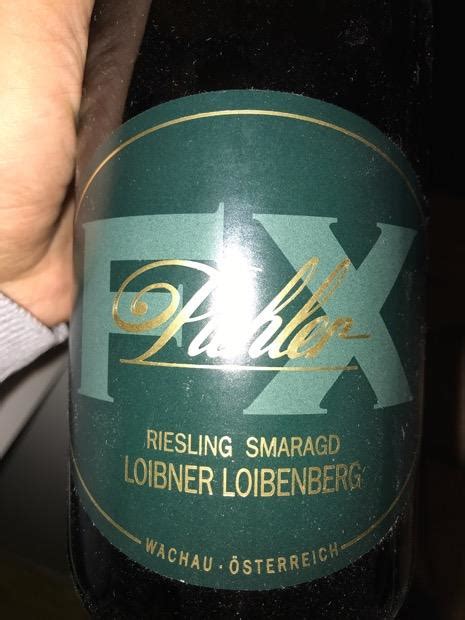 F X Pichler Riesling Smaragd Loibner Loibenberg Austria