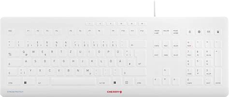 Cherry Stream Protect Keyboard Kabelgebundene Tastatur Mit Abnehmbarem