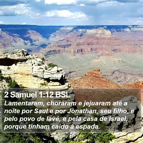 2 Samuel 112 Bsl Lamentaram Choraram E Jejuaram Até A Noite Por