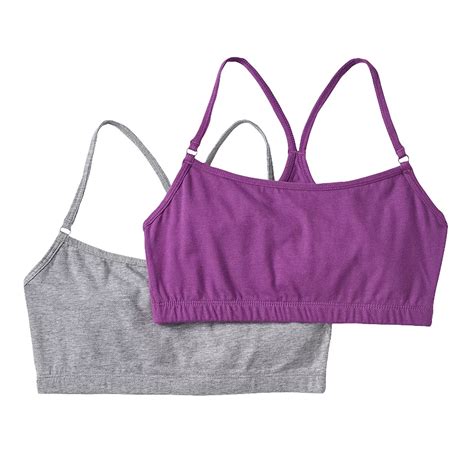 2 Pack Girls Bras Kohls