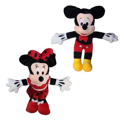 Set 2 Peluches Mickey Mouse Y Minne 40 Cm Cuotas sin interés