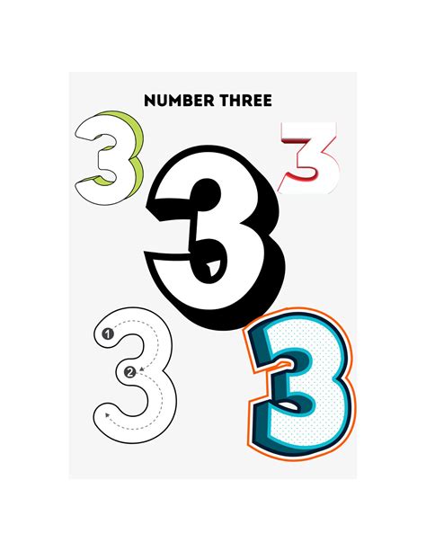 Kids Printable Number Coloring Book Numbers 1 10 Etsy