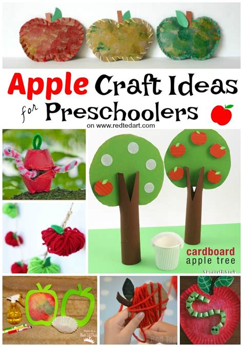 Apple Crafts for Preschoolers - Red Ted Art - Easy Kids Crafts