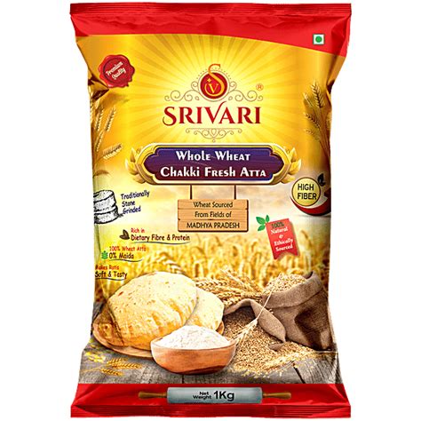 Buy Srivari Whole Wheat Chakki Atta Online At Best Price Of Rs 54