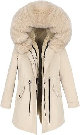 Oftbuy Waterproof Women S Long Parka Natural Raccoon Fox Fur Collar