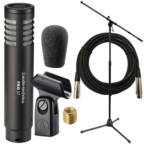 Audio Technica Pro 37 Condenser Mic Performer Pak Reverb