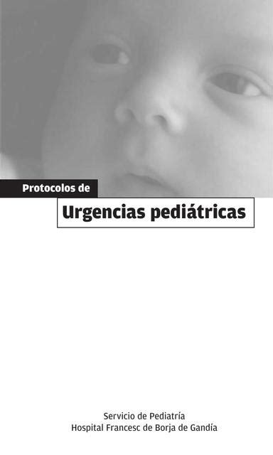 Urgencias Pedi Tricas Enfermer A Udocz