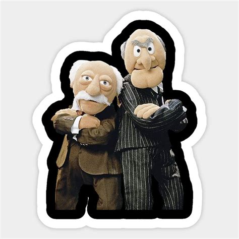 Statler And Waldorf By Dorothytoddie In 2022 Custom Stickers