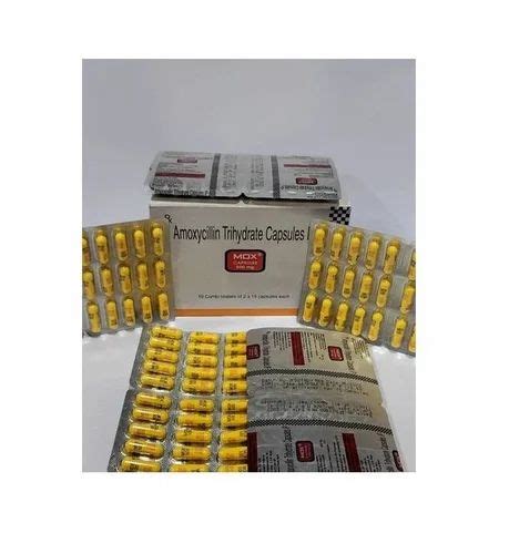 Almox 500 Capsule Amoxicillin 500mg/Mox/Cipmox/Novamox Capsule at Rs ...