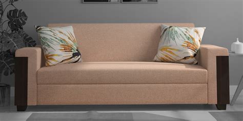 Buy Adelle Seater Sofa In Beige Colour By Mintwud Online