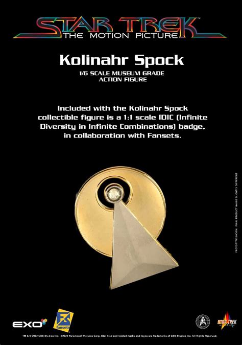 Exo Star Trek The Motion Picture Kolinahr Spock Scale Figure