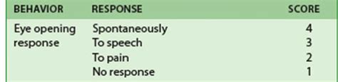 Glasgow Coma Scale Flashcards Quizlet