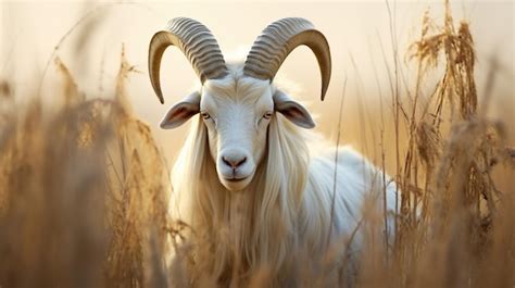 Premium AI Image | goat horned capricorn