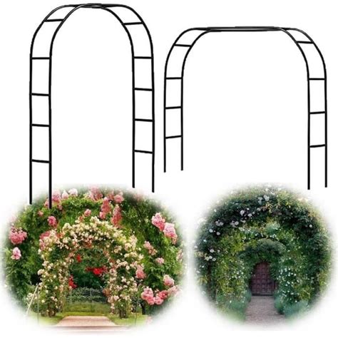 Arche De Jardin En M Tal Pour Rosiers Grimpants Et Plantes Trahoo