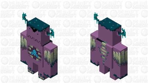 Shulker Warden Minecraft Mob Skin