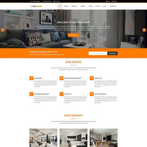 Realhome Real Estate Html Responsive Template