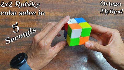 How To Solve X Rubik S Cube In Seconds Using Ortega Method Youtube