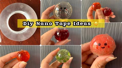 Diy Nano Tape Squishy Ideas How To Make Nano Tape Balloon Viral