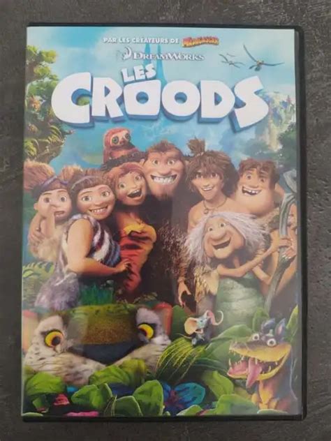 COFFRET DVD LES CROODS Dessin Animé Jeunesse Dreamworksn Excellent