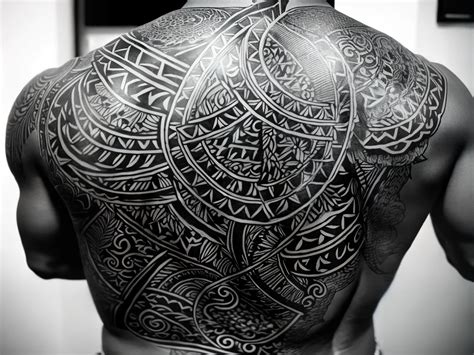 Arte Maori Tatuagem Masculina Nas Costas Barbearia Org