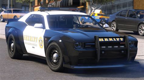 Bravado Gauntlet Interceptor Dodge Challenger Police Gta V Chop