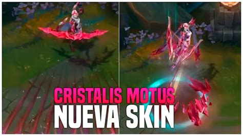 Nueva Skin M Tica Ashe Cristalis Motus Ingame Lol Youtube