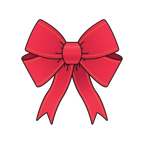 Gift Bow Ribbon 16120001 Vector Art At Vecteezy