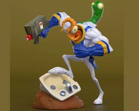 Earthworm Jim 2 Diorama Archivo Stl Para Impresion 3d Cuotas Sin Interés