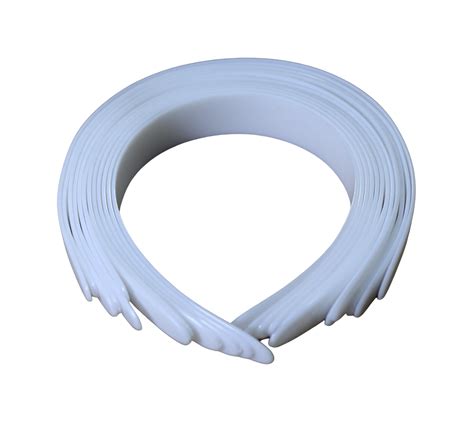 White Plain Plastic Headbands Bulk | artcovecrafts.com