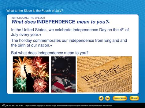 Ppt What To The Slave Is The Fourth Of July Speech By Frederick