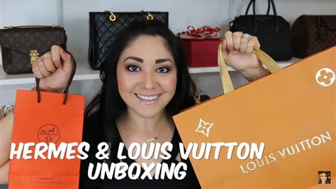 Hermes And Louis Vuitton Slg Unboxings Minks4all Youtube