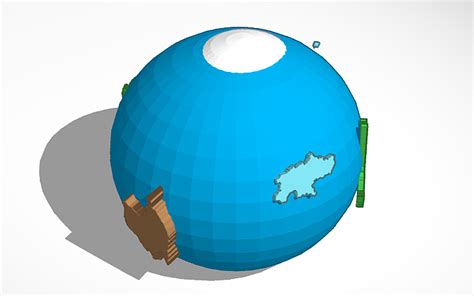 3d Design Planet Earth By Andrew Tinkercad