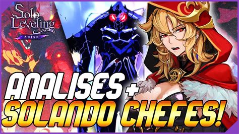 SOLO LEVELING ARISE SOLANDO UNS CHEFES ANALISES DE CONTAS YouTube